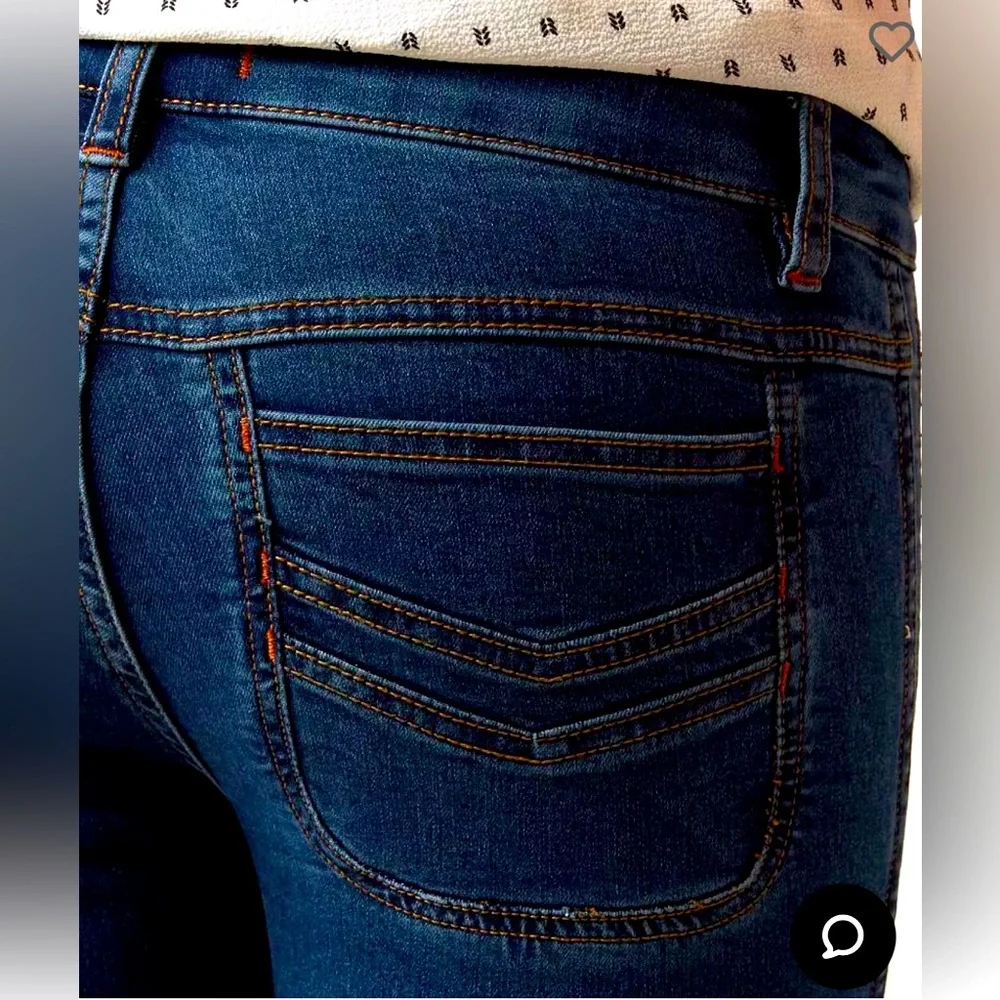 Free People Stella Blue Flare Jeans - Picture 4 of 16